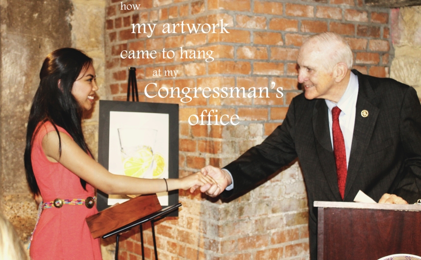 How my Artwork Came to Hang at my Congressman’s Office