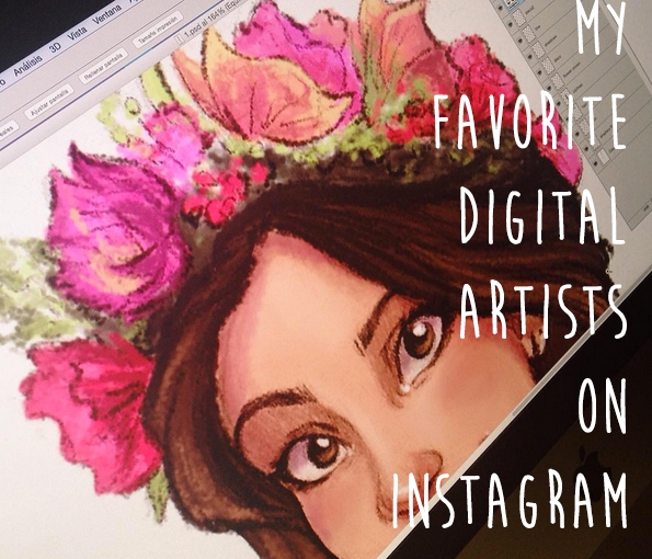 My Favorite Artists to Follow on Instagram- digital illustrators