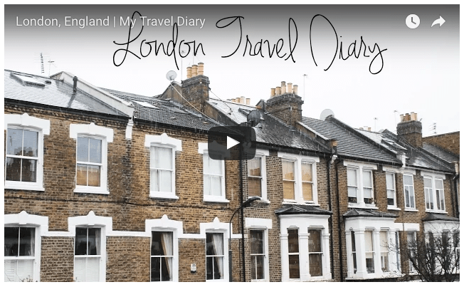 London Travel Diary&nbsp;2015